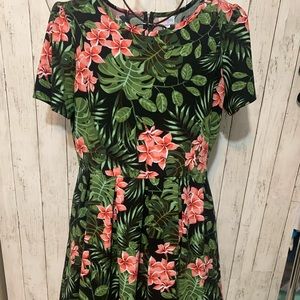LuLaRoe  Tropical Amelia dress size 2X